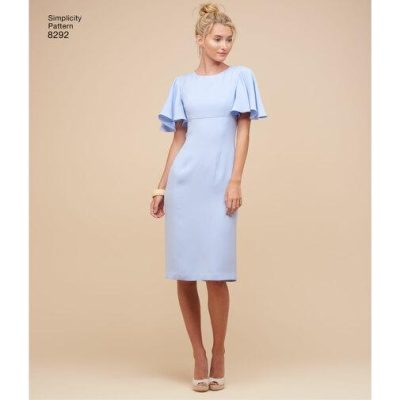 Mønster 8292-H5 Simplicity dame kjole Petite - Bilde 2