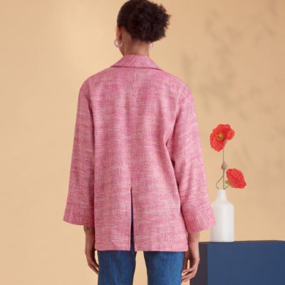Mønster S9468-H5  Simplicity Dame uforet Jakke str. 32-40 - Bilde 5