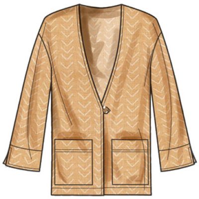 Mønster S9468-H5  Simplicity Dame uforet Jakke str. 32-40 - Bilde 6