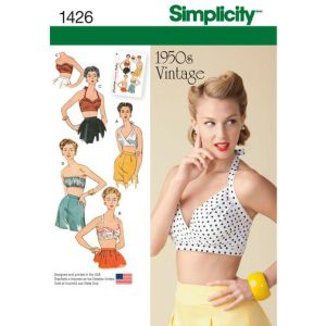 Mønster 1426-R5 (LS) Simplicity 'Vintage 1950s BH topper